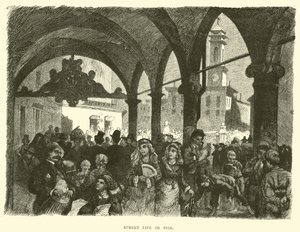 Vie de rue à Pise - English School
