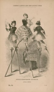 Artistes de rue sur échasses - English School
