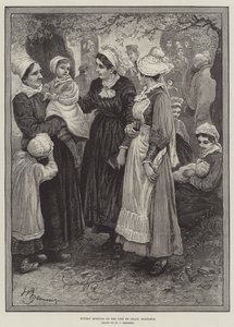 Dimanche matin sur la Côte de Grâce, Honfleur (gravure) - English School