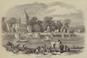 Surseya-Ghaut à Cawnpore (gravure) - English School