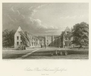 Sutton Place, Send, près de Guildford, vue nord - English School
