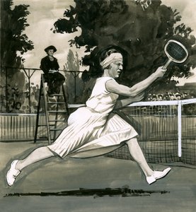 Suzanne Lenglen, championne en simple dames - English School