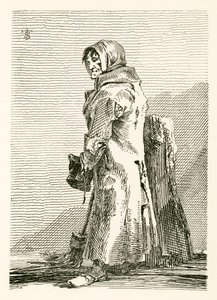 Balayeur du passage en haut de Ludgate Hill - English School