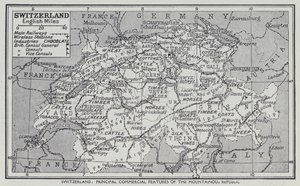 Suisse, Principales caractéristiques commerciales de la République Montagneuse - English School