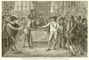 Enlevez ce jouet ! Cromwell dissolvant le Parlement, 1654
