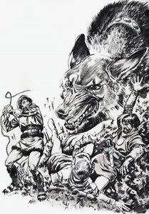 Contes de nombreux pays : Le loup et la chaîne magique