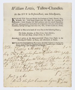 Fabricant de chandelles, William Lewis - English School