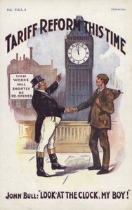 Réforme tarifaire cette fois-ci (lithographie couleur) - English School