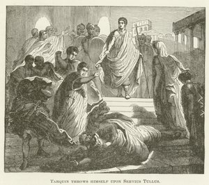 Tarquin se jette sur Servius Tullius