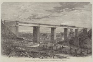 Viaduc de Tarradale, sur le chemin de fer de Melbourne à Sandhurst, Australie - English School