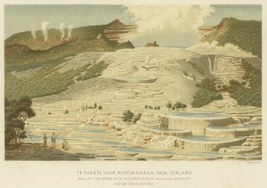 Te Tarata, près de Rotomahana, Nouvelle-Zélande