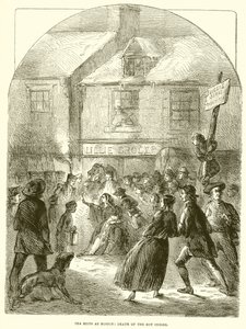 Émeutes du thé à Boston : Mort du garçon Snider - English School