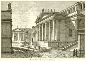 Temple de la Concorde (restauration de Canina) - English School