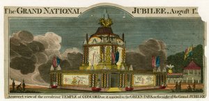 Temple de la Concorde pour célébrer la paix de 1814 - English School