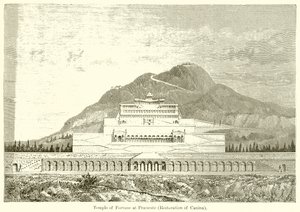 Temple de la Fortune à Préneste (restauration de Canina) - English School