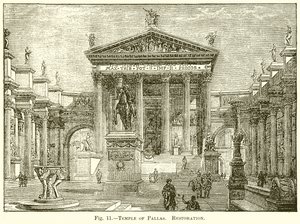 Temple de Pallas. Restauration - English School