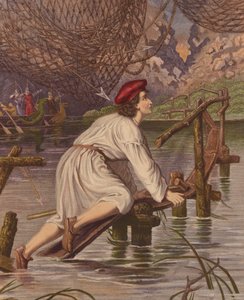 Conscience tendre traversant le pont