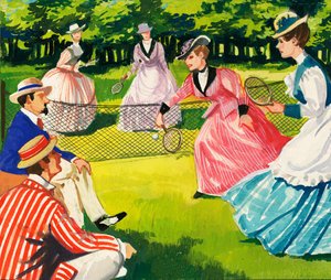 Le tennis a toujours été populaire chez les femmes - English School