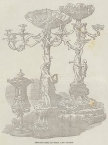 Témoignages en or et en argent (gravure) - English School