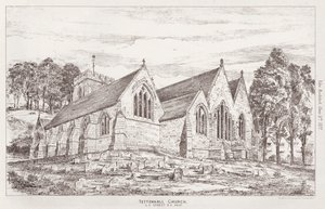 Église de Tettenhall (gravure) - English School