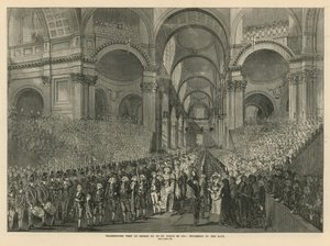 Visite de remerciement du roi George III à la cathédrale Saint-Paul - English School