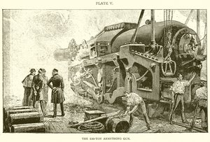 Le canon Armstrong de 110 tonnes
