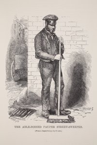 Le balayeur de rue valide, d