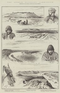 La commission des frontières afghanes (gravure) - English School