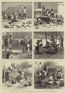 La guerre afghane, préparation pour la campagne de printemps - English School