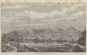 Le Palais Albert, à Battersea Park (gravure) - English School
