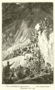 Les Amalécites descendirent... et les frappèrent, Nombres, xiv, 45 - English School