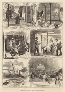 Le commerce de viande fraîche américaine de Glasgow et Londres - English School