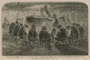 Le câble atlantique; Dépôt du câble dans la cale de l