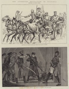 La tentative de révolution en Bulgarie (gravure) - English School