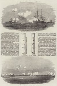 La flotte baltique (gravure) - English School