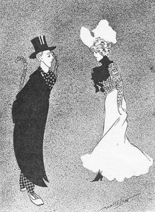 Le fait nu, illustration de The King, 25 mai 1901 - English School