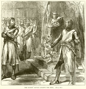 La révolte des barons contre le roi - English School