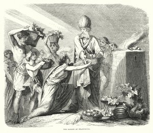 Le Panier des prémices (gravure) - English School
