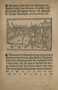 La bataille de Floddon - English School