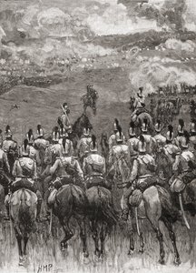 La bataille de Königgrätz alias la bataille de Sadowa, Sadová, ou Hradec Králové, près de Sadová, Bohême - English School
