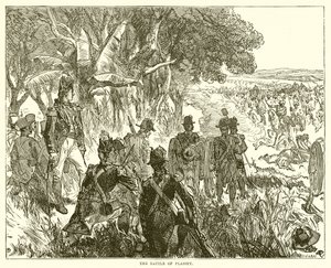 La bataille de Plassey - English School