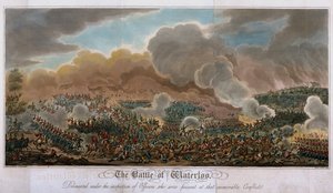 La bataille de Waterloo, 1815, 1817 - English School