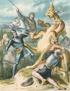 La bataille avec le grand monstre - English School