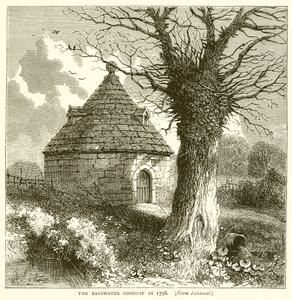 Le conduit de Bayswater en 1798 - English School