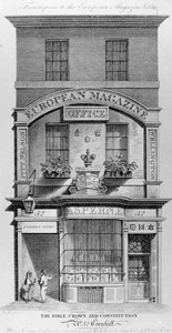 La Bible, la Couronne et la Constitution, Cornhill, Londres (gravure)