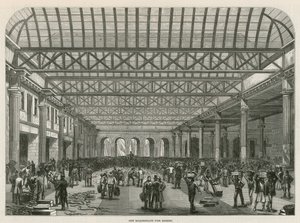 Le marché aux poissons de Billingsgate - English School