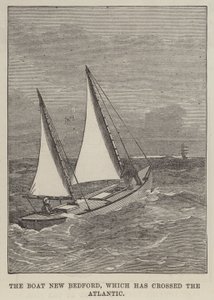 Le bateau New Bedford, qui a traversé l