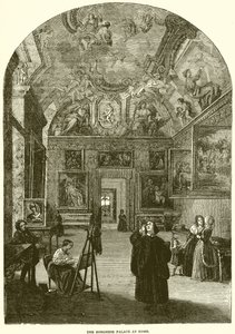 Le palais Borghèse à Rome - English School
