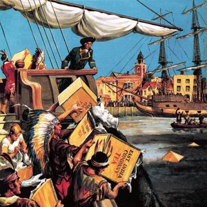 Le Boston Tea Party (lithographie)