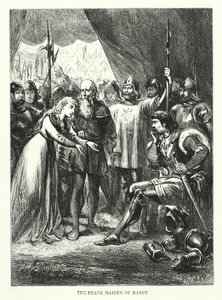 La brave jeune fille de Nancy (gravure) - English School